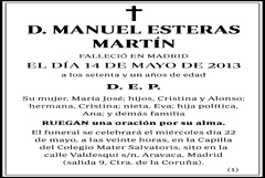 Manuel Esteras Martín